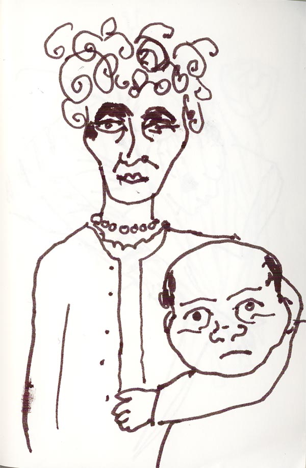 drawing: Italian Couple