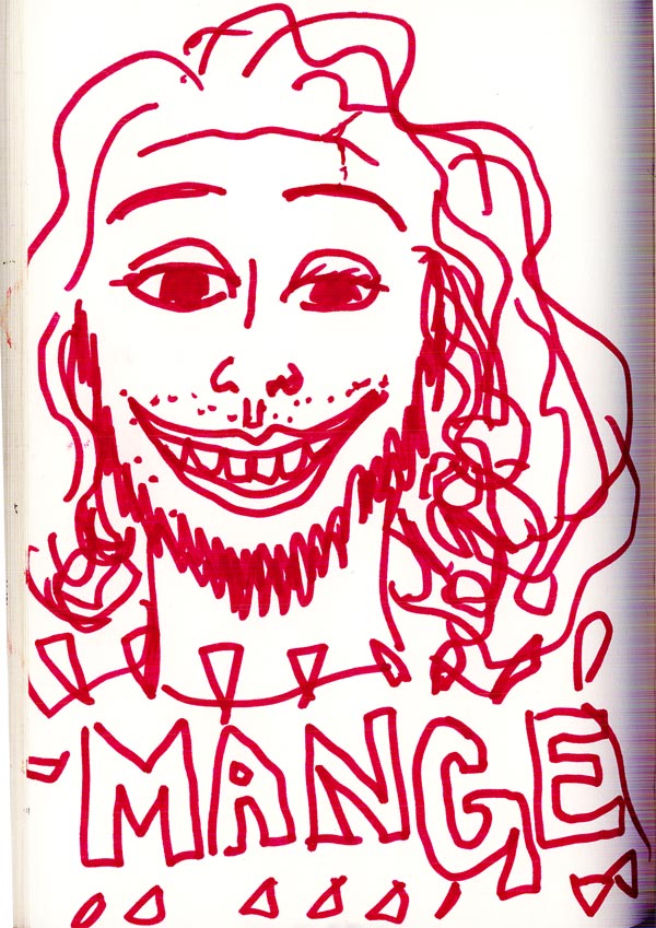 drawing: mange